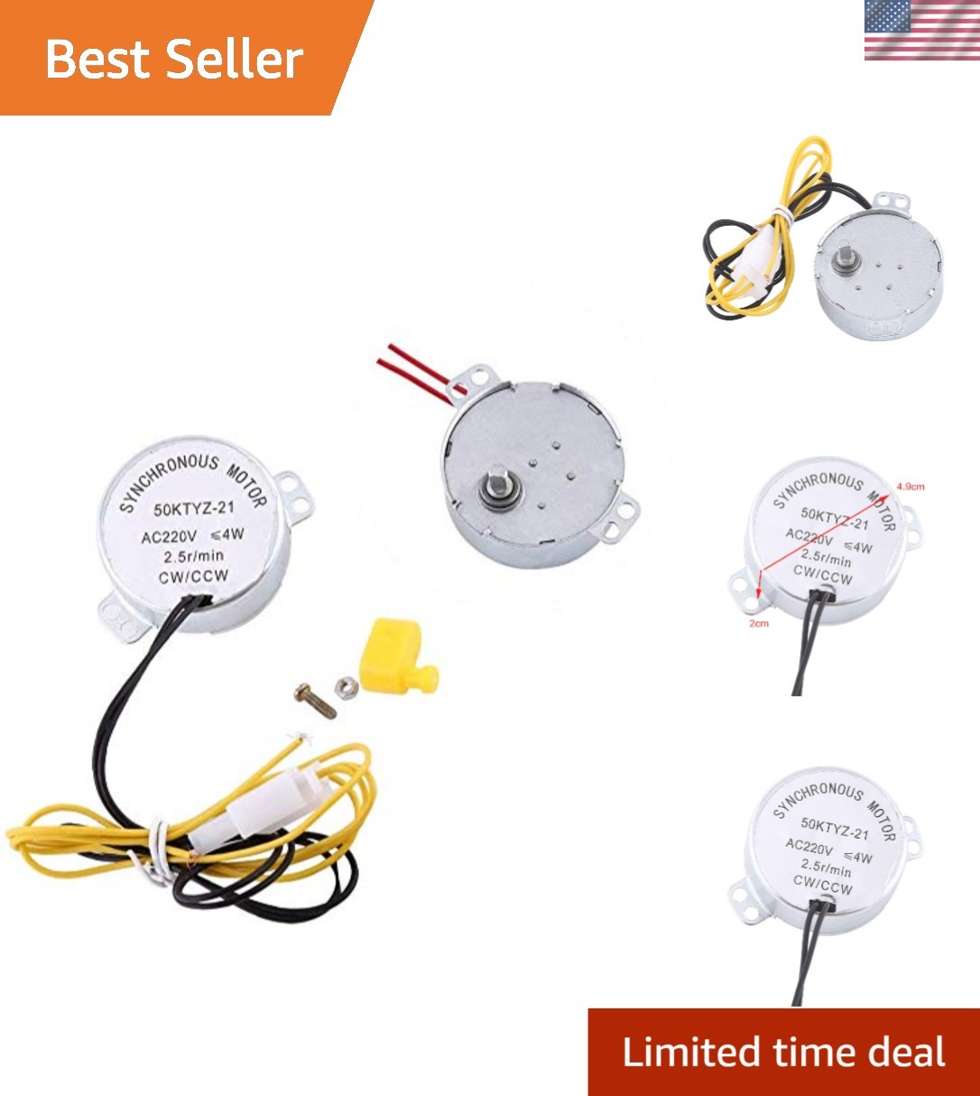 Versatile Egg Turner Motor - Precision Synchronous Control for Incubator Use