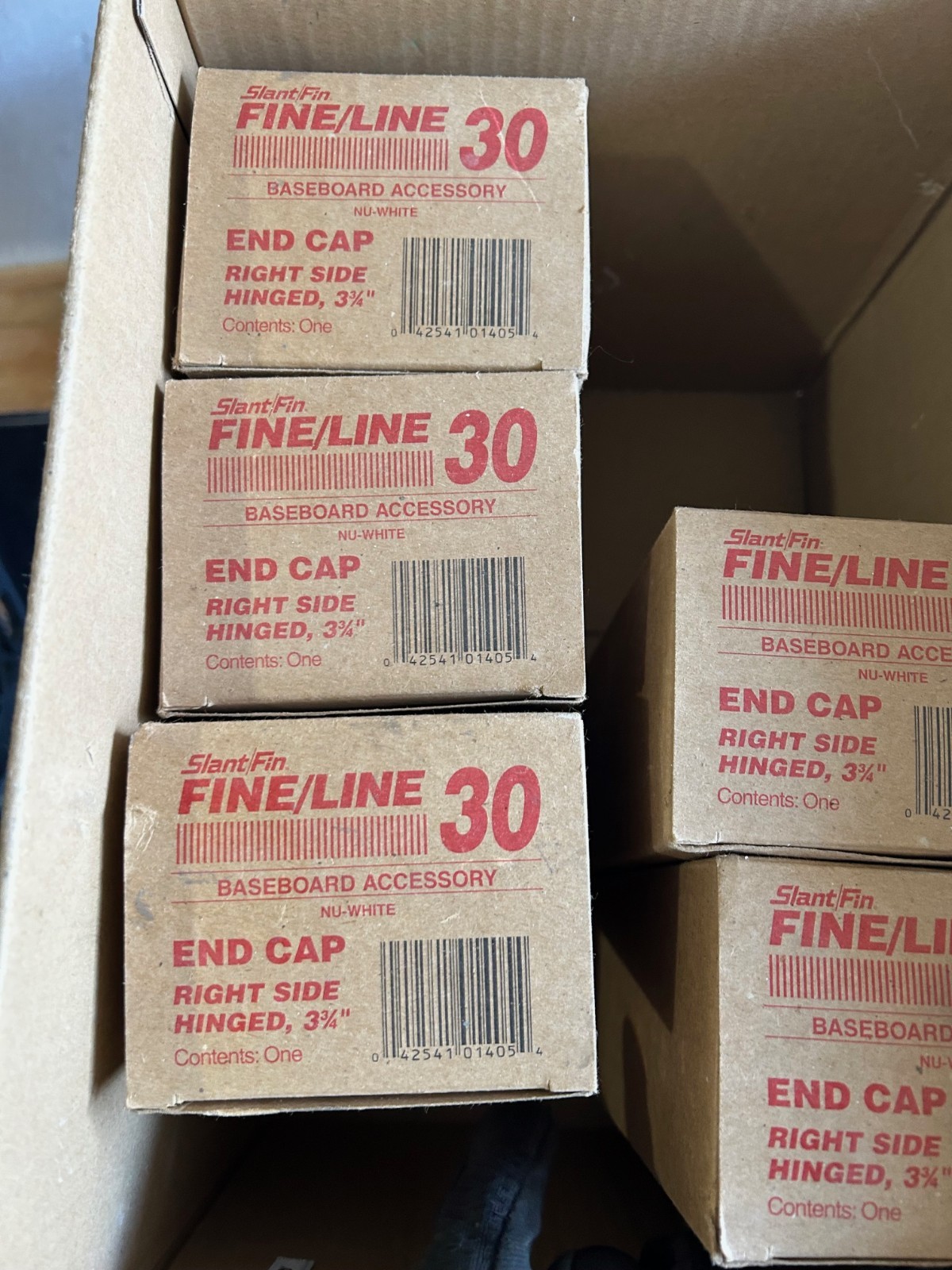 Fine/Line 30 3-3/4 In. Right-Hand End Cap For Baseboard Heaters In Nu White