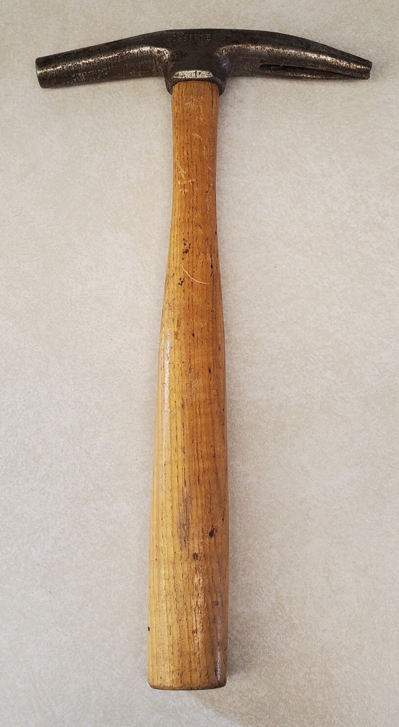 CS Osborne & Co Upholstery Tack Leather Vintage Hammer