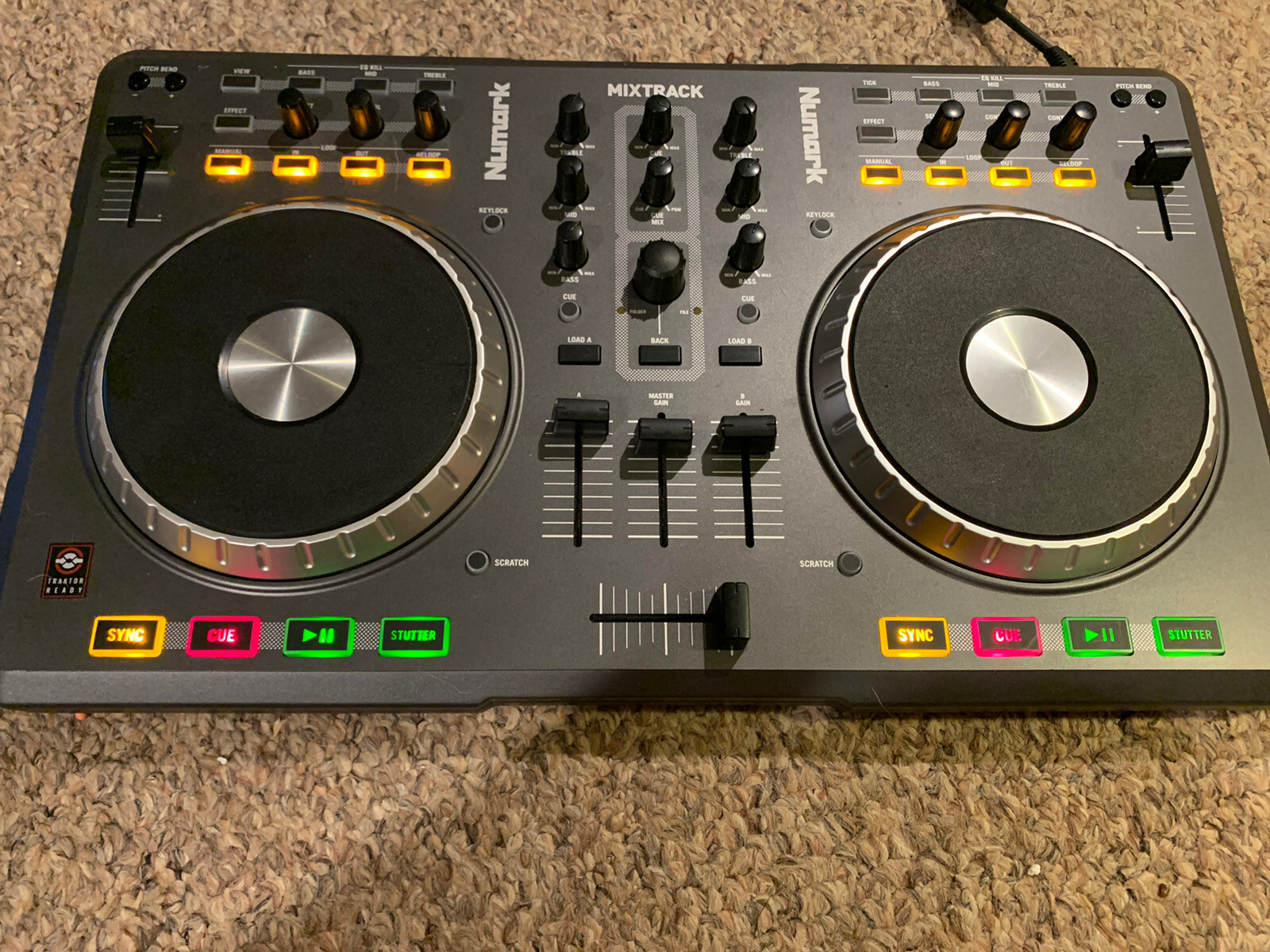 Numark DJ software controller TrakTor LE included software w original box TESTED