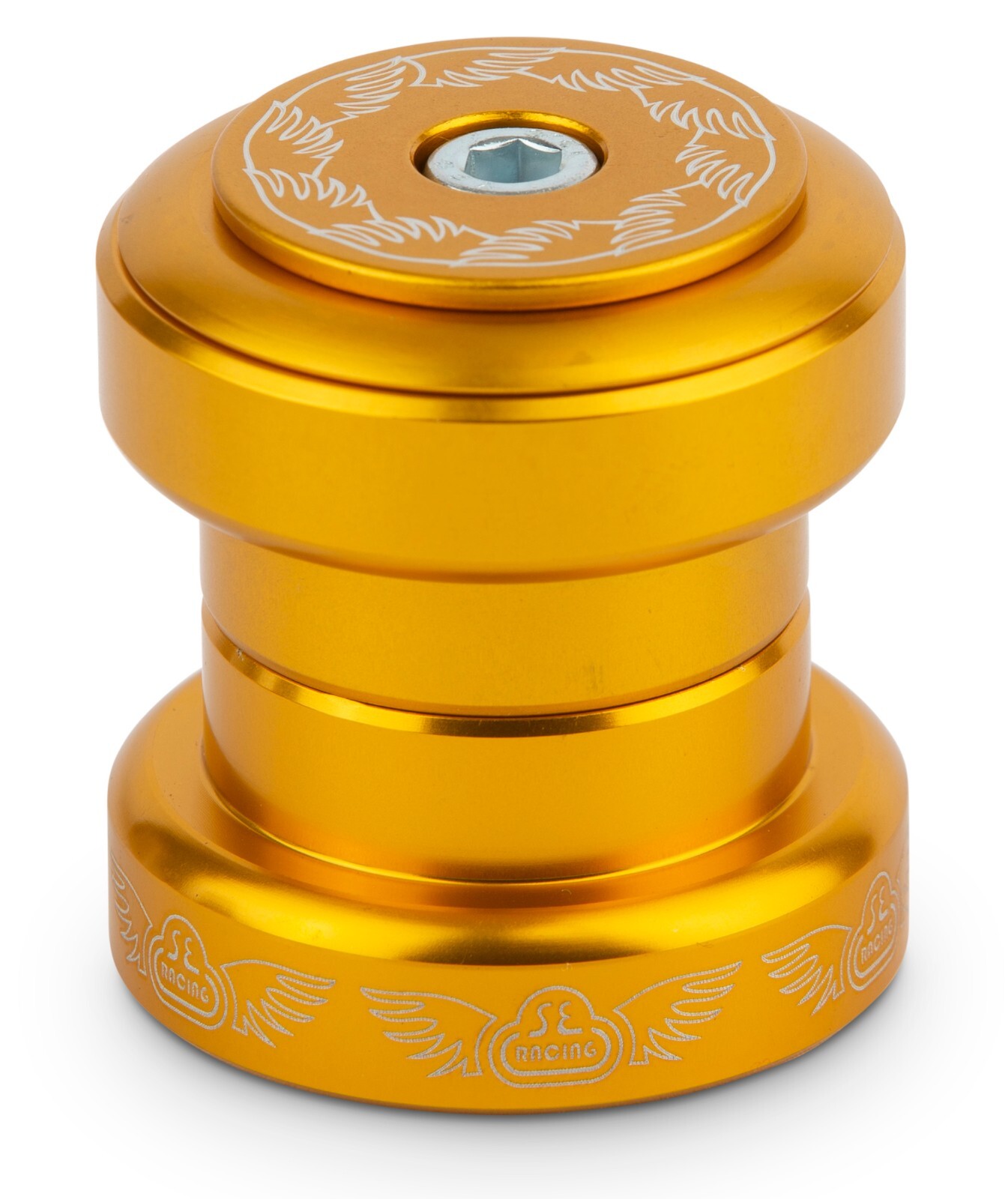 SE Racing 1 1/8" threadless SEALED BEARING Eluder alloy BMX headset- Gold