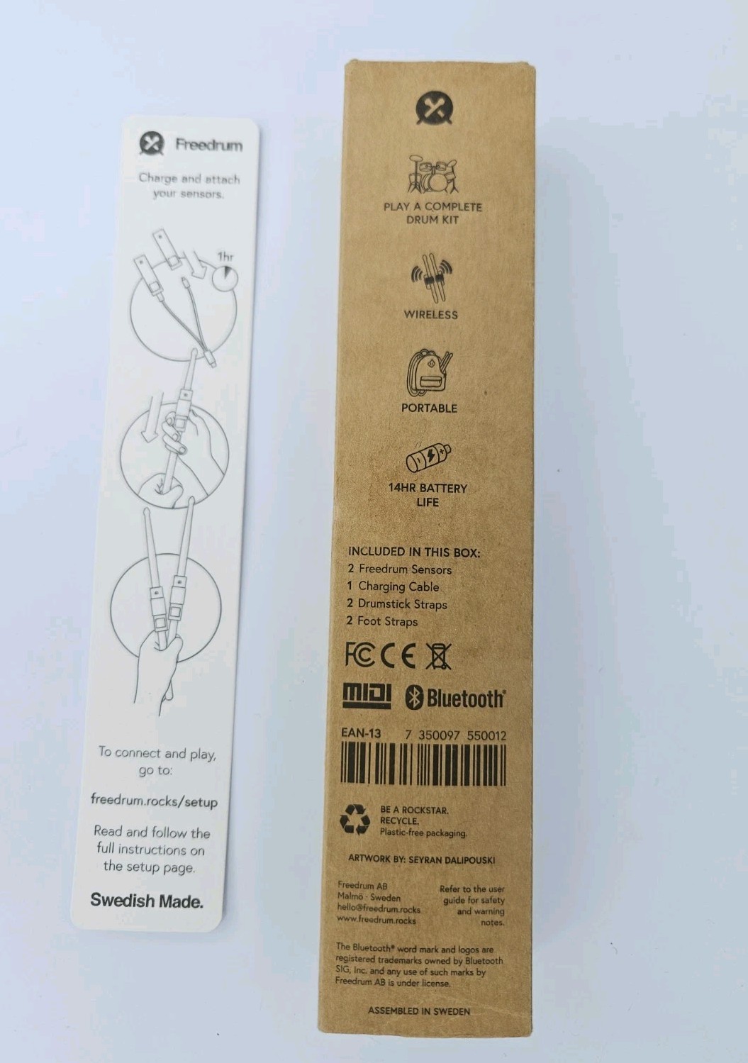 Freedrum Electronic Drum Sticks - Starter Kit!