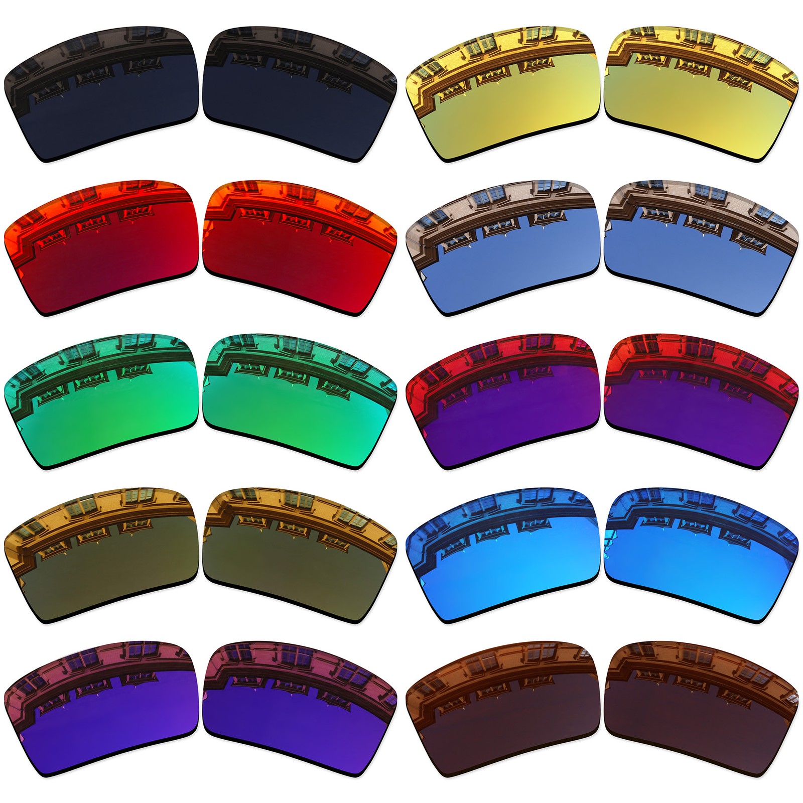 Vonxyz Polarized Replacement Lenses for-Costa Del Mar Blackfin Sunglass- Options