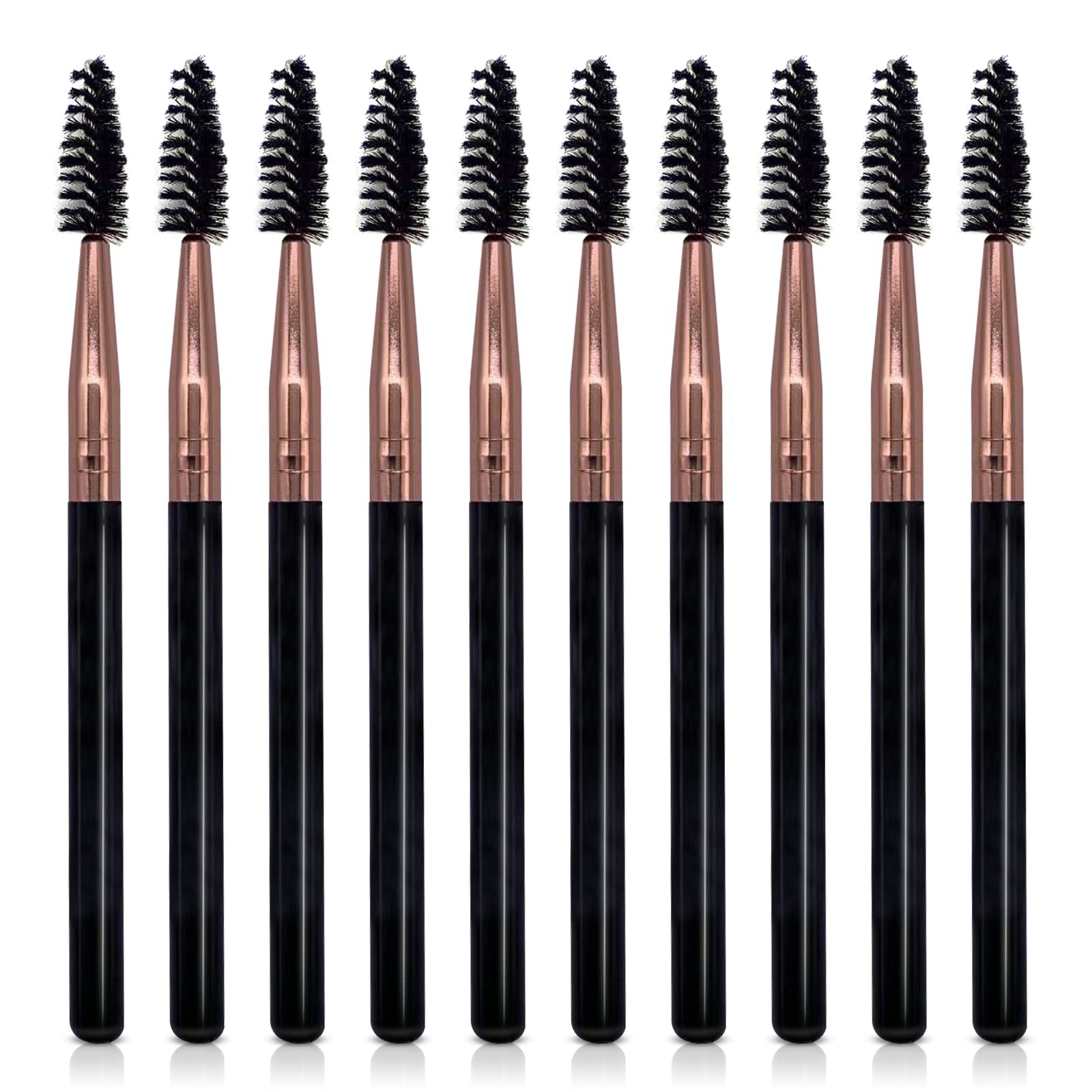 Mascara Brush Wands Makeup Lash Spoolies Set 10Pcs Spooly Eyelash Eyebrow Bru...