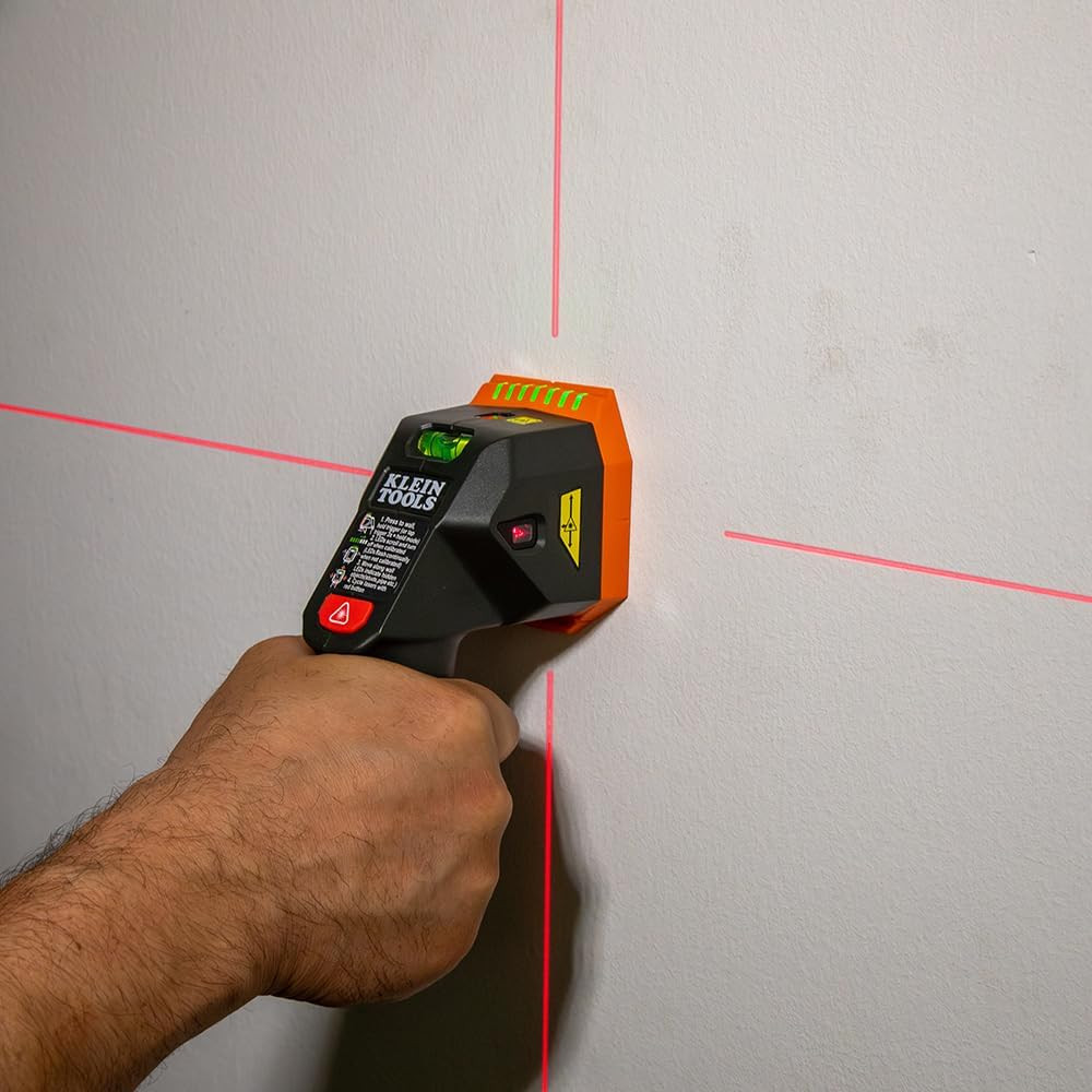 Klein Tools ESF150LL Electronic Stud Finder with Cross-Line Lasers, Bubble Level