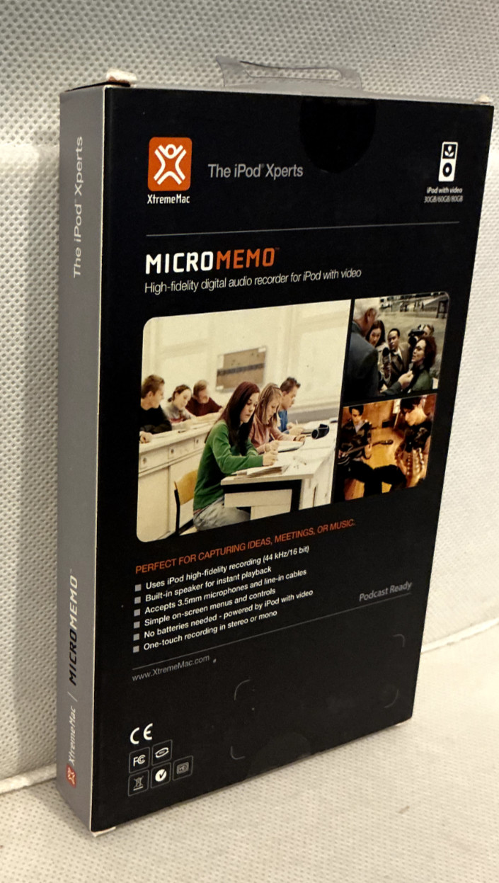 Xtreme Mac Micro Memo Podcast Ready for iPod nano 2nd Generation NEW 2006