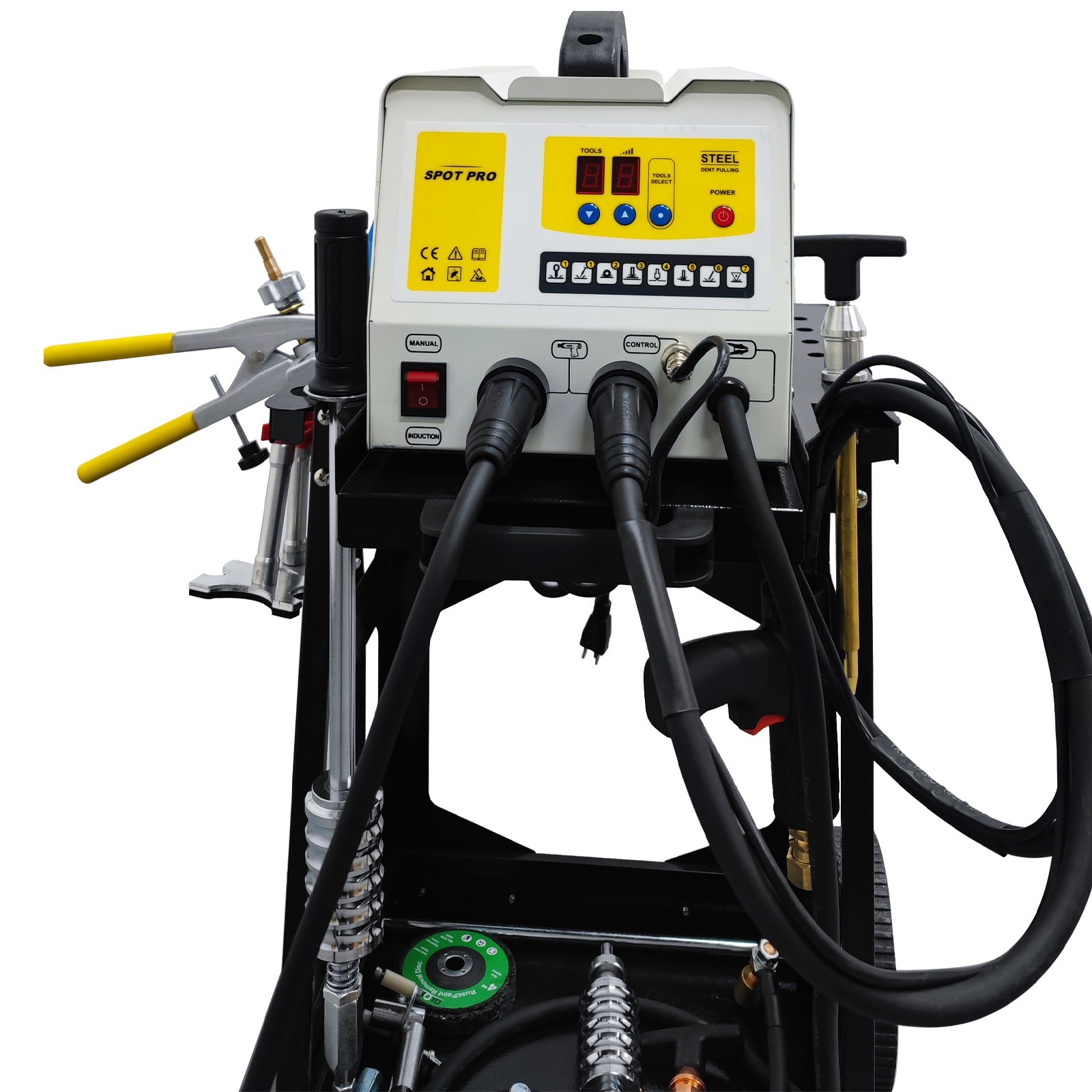 Steel Dent Pulling Machine Car Dent Repair Puller Welder 220V Data Restoration