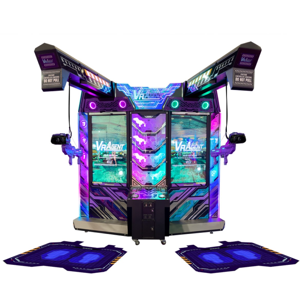 Sega VR Agent Virtual Reality Shooting Gun Arcade Game - 2 Player