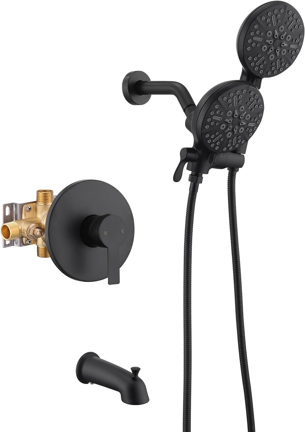 KIRLYSTONE Shower Faucet Shower System (New Open Box) FAST FREE SHIPPING.