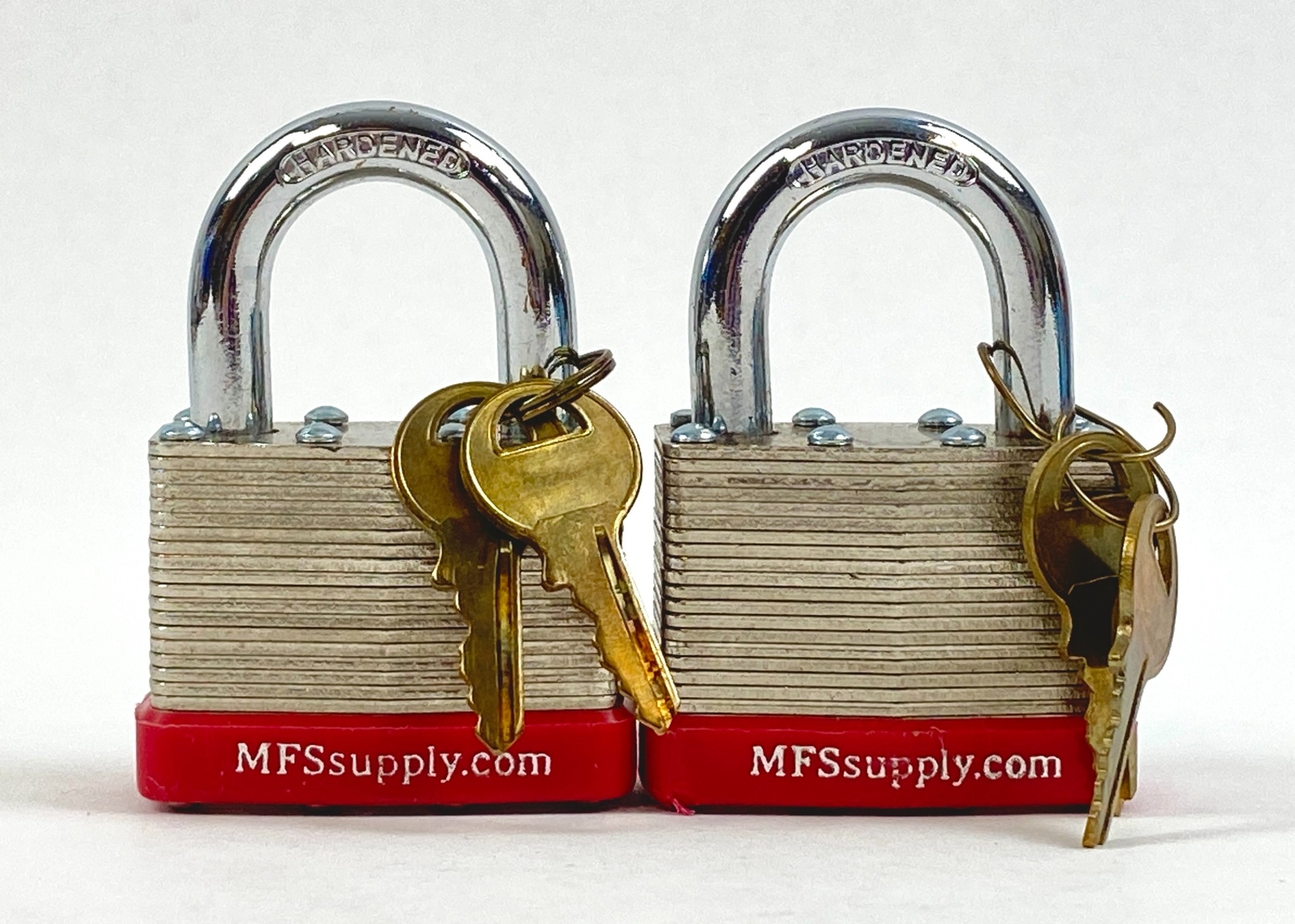 MFS Supply Padlock Keyed Alike 50mm 1-1/8" Lot of 2
