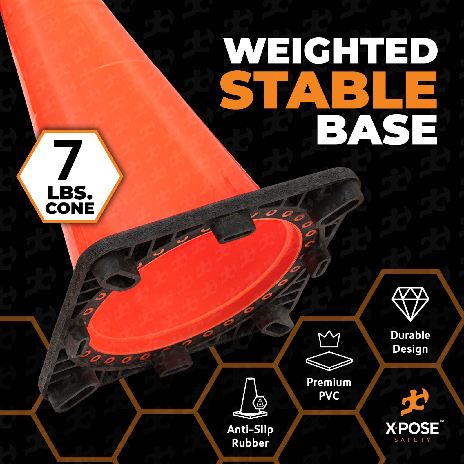 Orange Traffic Cones 28 Inch
