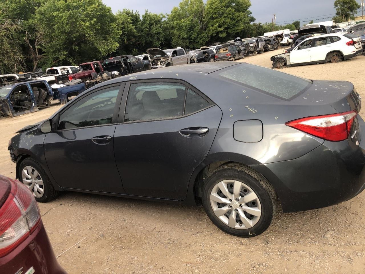 Sun Visor Left Driver Fits 14-16 COROLLA 956725