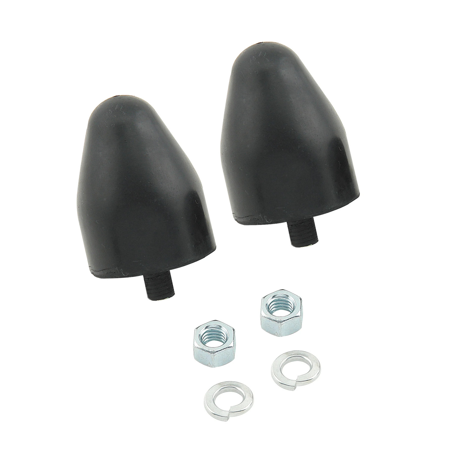 Lakewood 20530 Traction Bar Snubbers - Black Rubber - Large