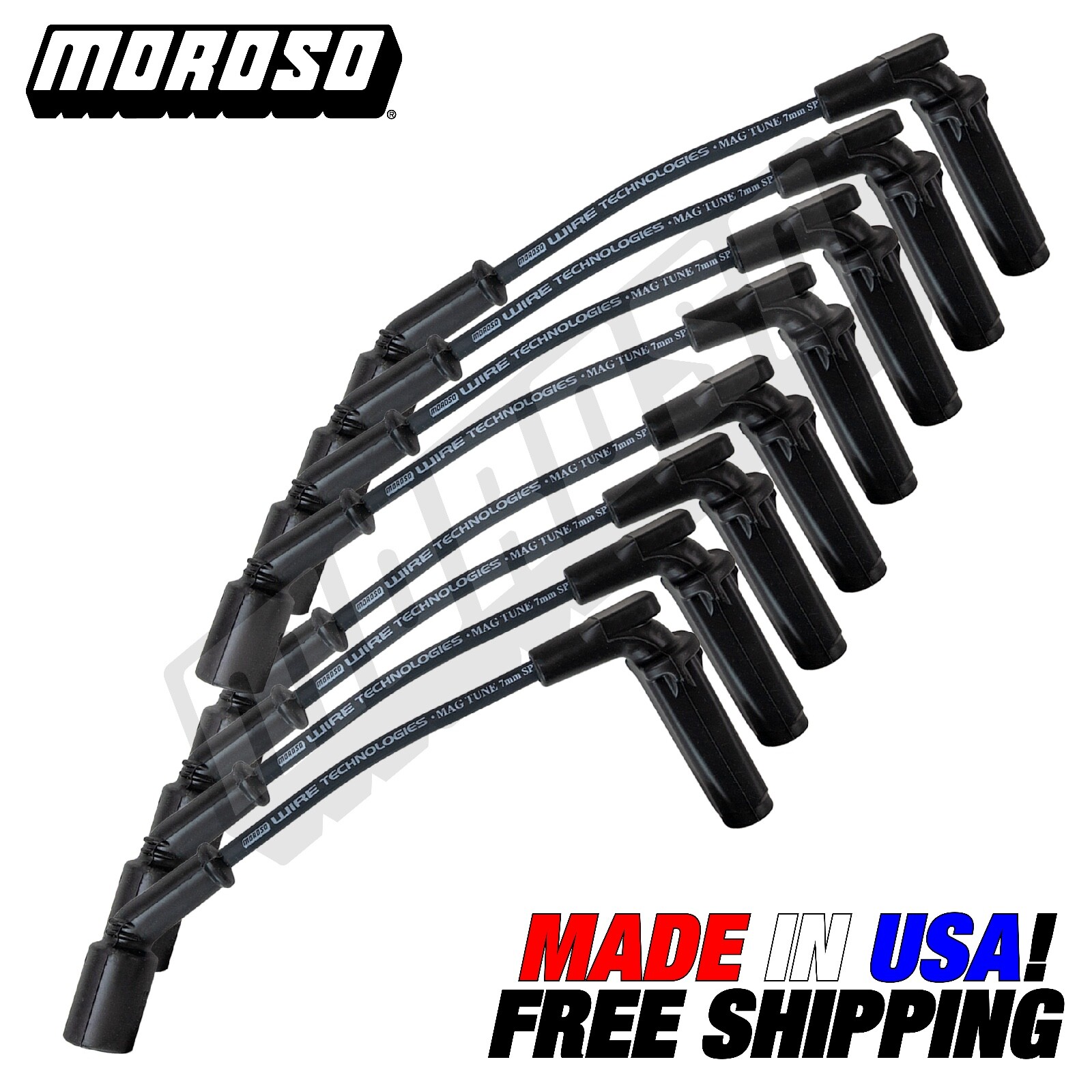 LS SPARK PLUG IGNITION WIRE MOROSO 11" CHEVY GMC CADILLAC 4.8L 5.3L 6.0L 6.2L