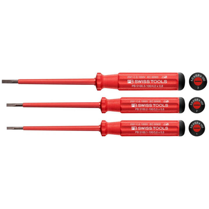 PB Swiss PB 5539.CBB Classic VDE screwdriver set, fully insulated up to 1000V