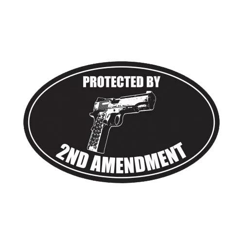 Protected by 2nd Amendment Sticker