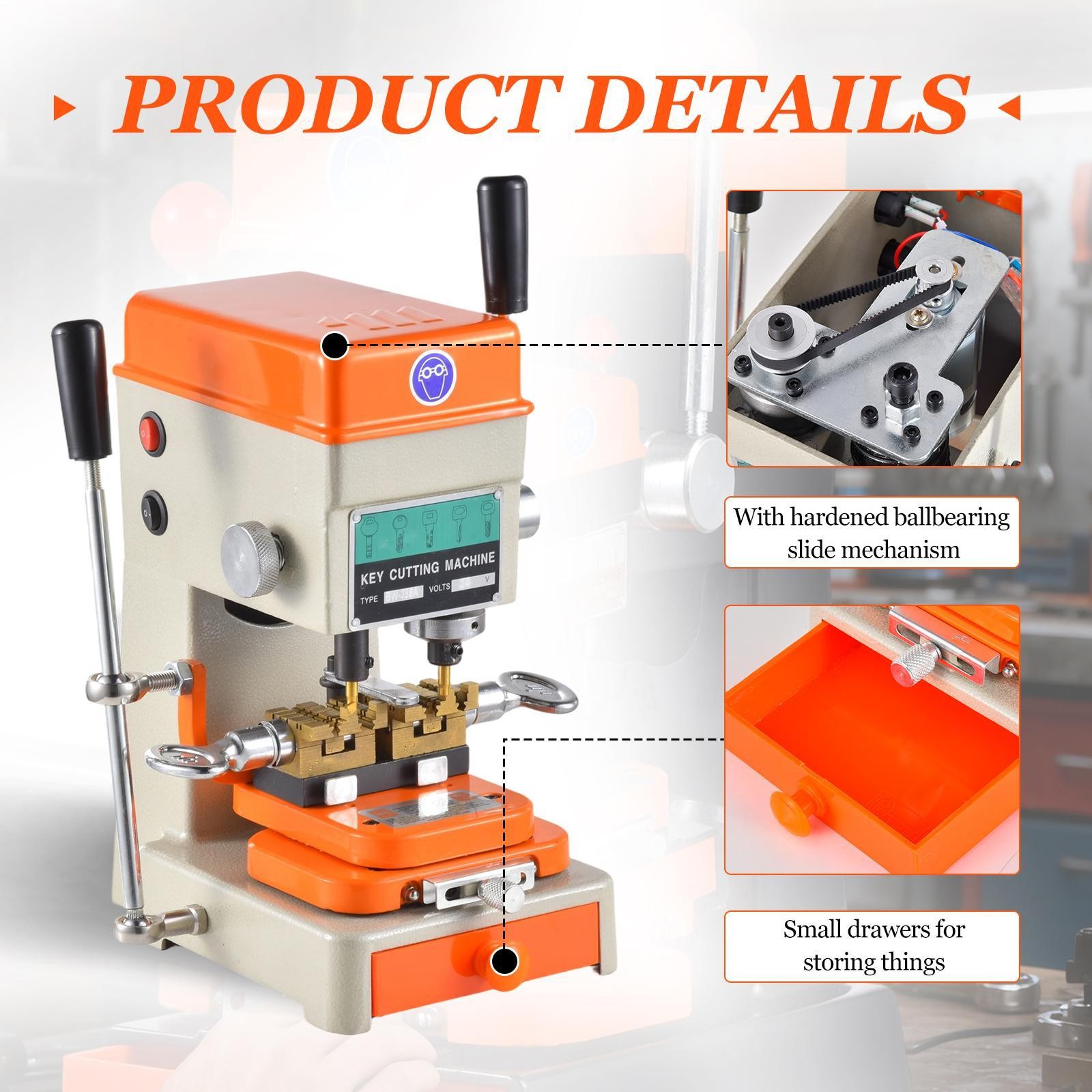Multifunction Vertical Key Cutting Duplicating Machine Key Cutter Copier Tool