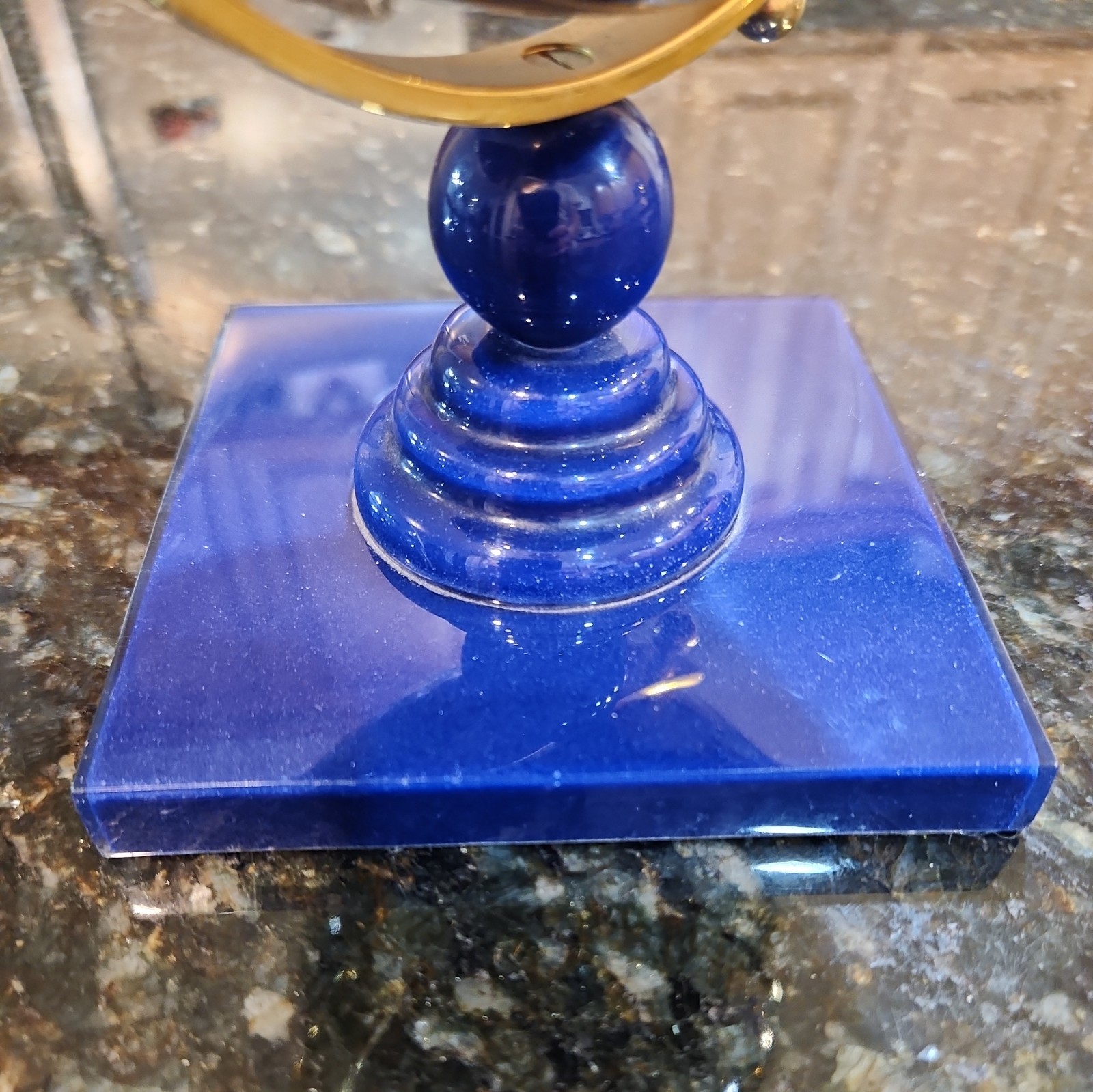 Small Lapis Gemstone Globe