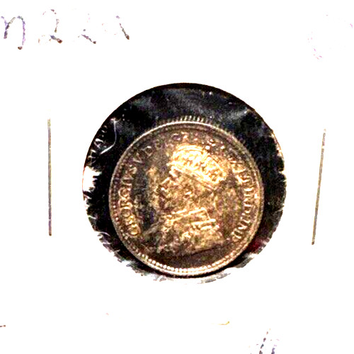 Canada 1920 silver five cents KM 22a AU (1)