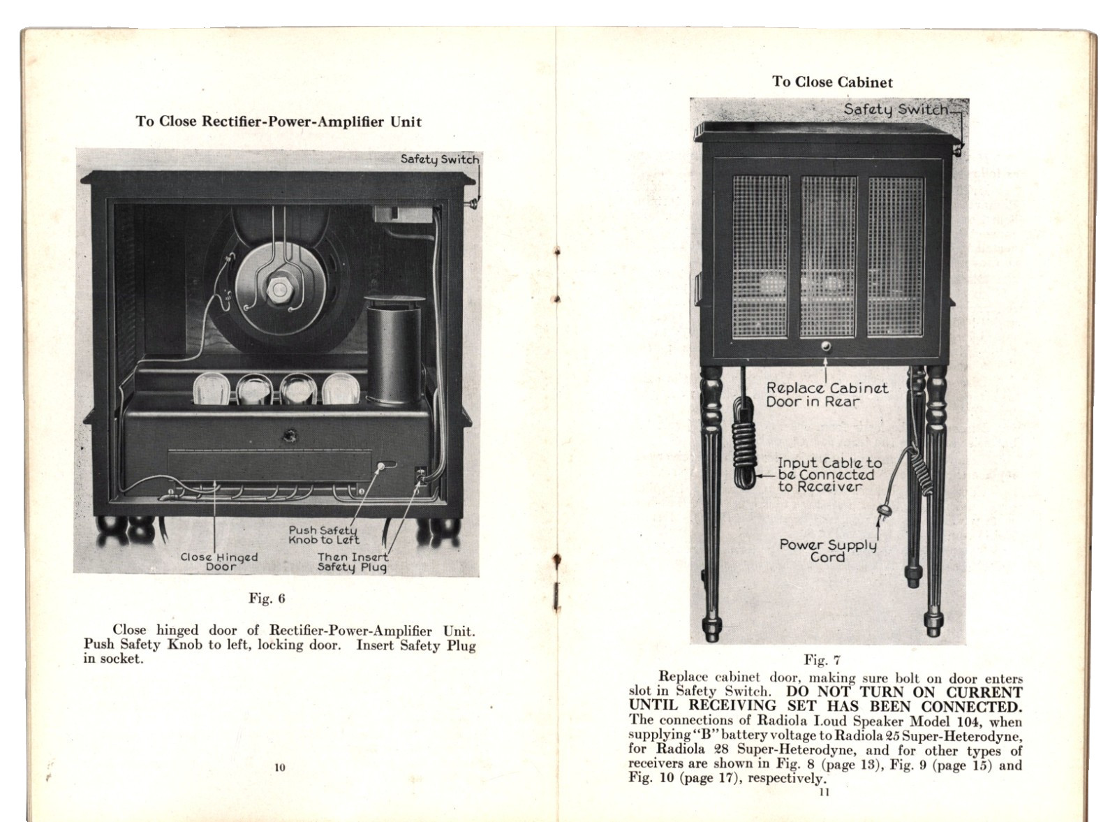Radiola Loud Speaker Model 104 Instruction Manual