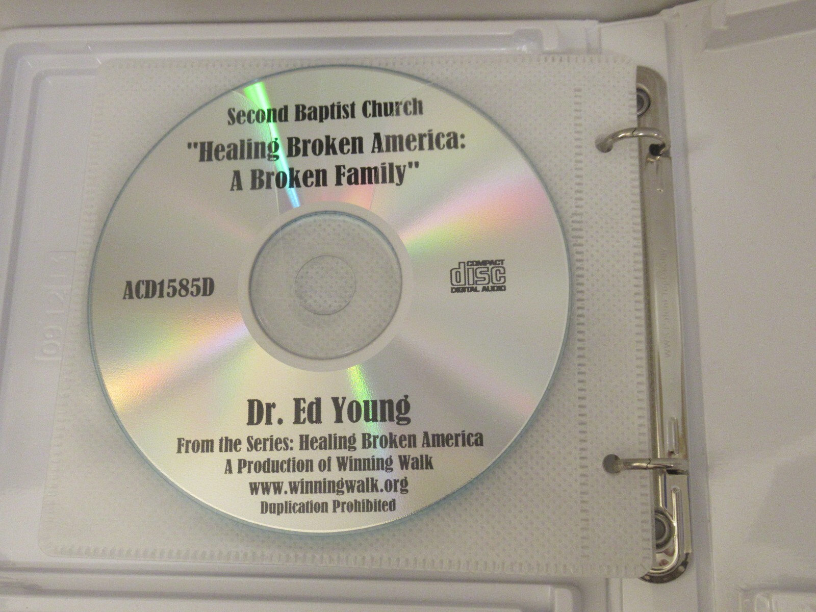 Dr. Ed Young - Healing Broken America (CD) 6-Disc Set