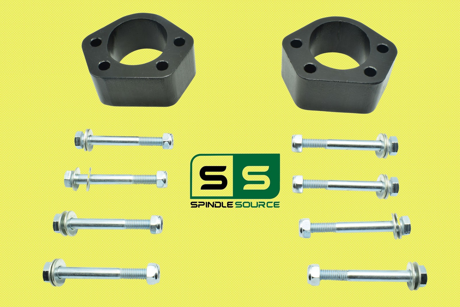 1.5" Thick Steel Ball Joint Spacers FOR 88 - 98 Chevy GMC C1500 K1500 2WD 4WD