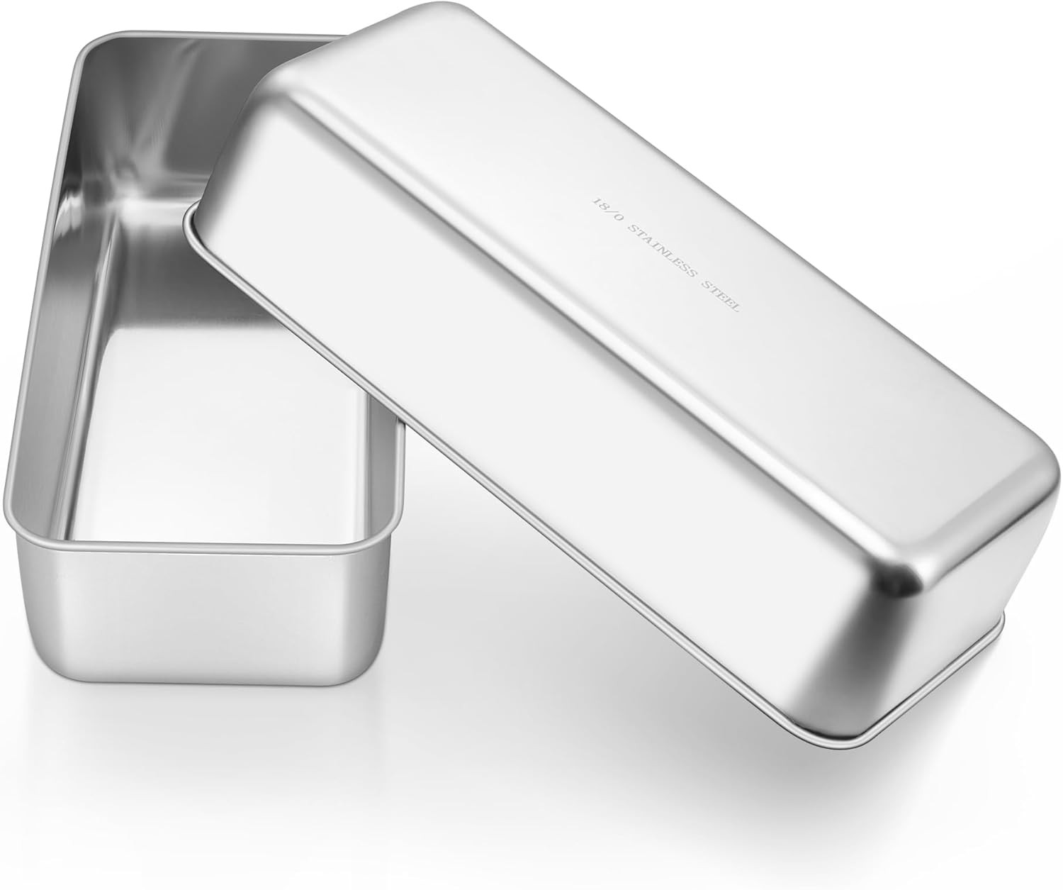 Loaf Pan for Homemade Bread-2 Pack, 12” x 5” Large Stainless Steel Loaf Pans,
