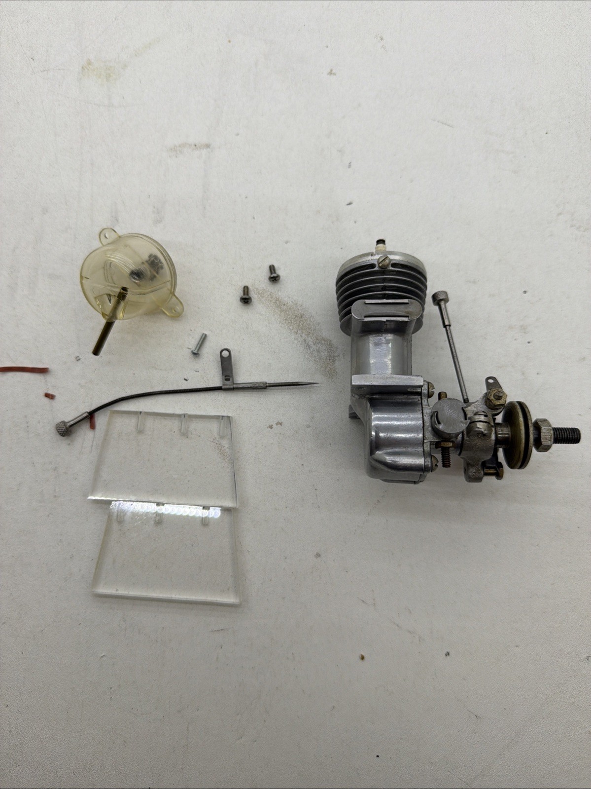 vintage 1940's Cannon 358  Aero Spark  - Airplane Motor  - Good Compression! M6