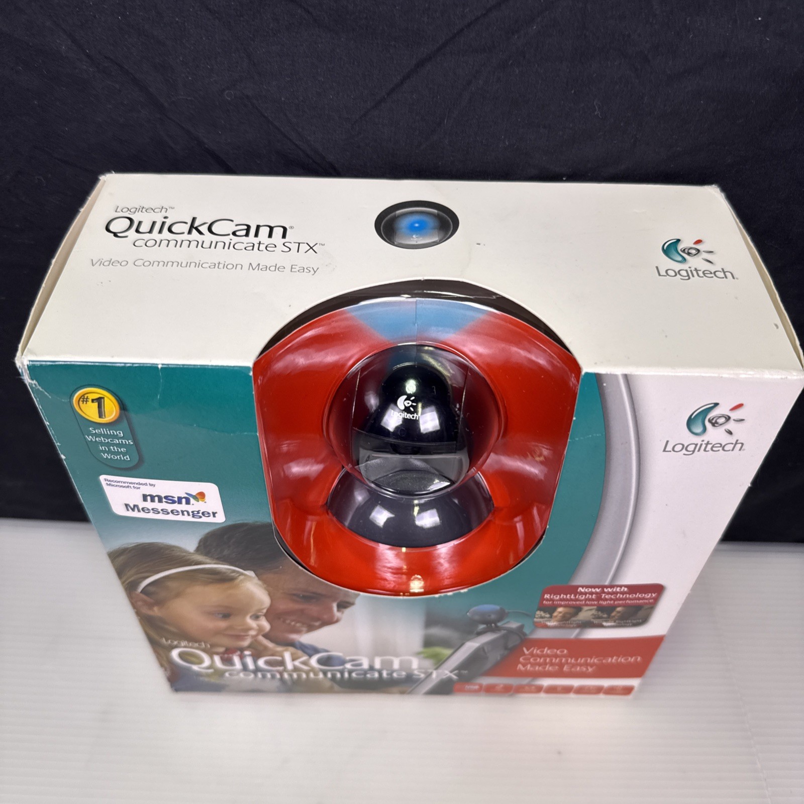 Logitech Quickcam Communicate STX Webcam For PC New Open Box