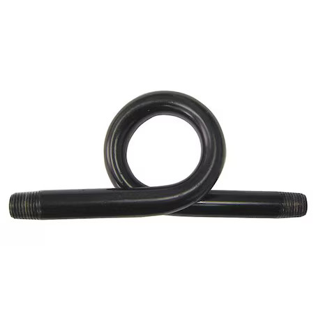 Zoro Select 5Tul4 Pressure Gauge Siphon, 1/2 In, Npt, 5Tul4