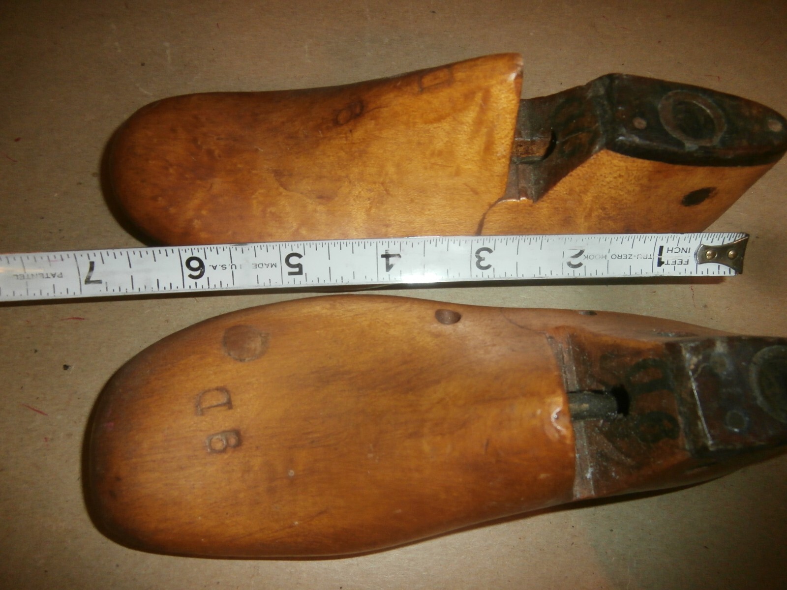 2 Vintage Child's Size Wooden Shoe Forms