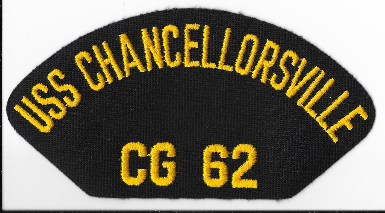 United States Navy USS Chancellorsville CG 62 Hat Patch V4