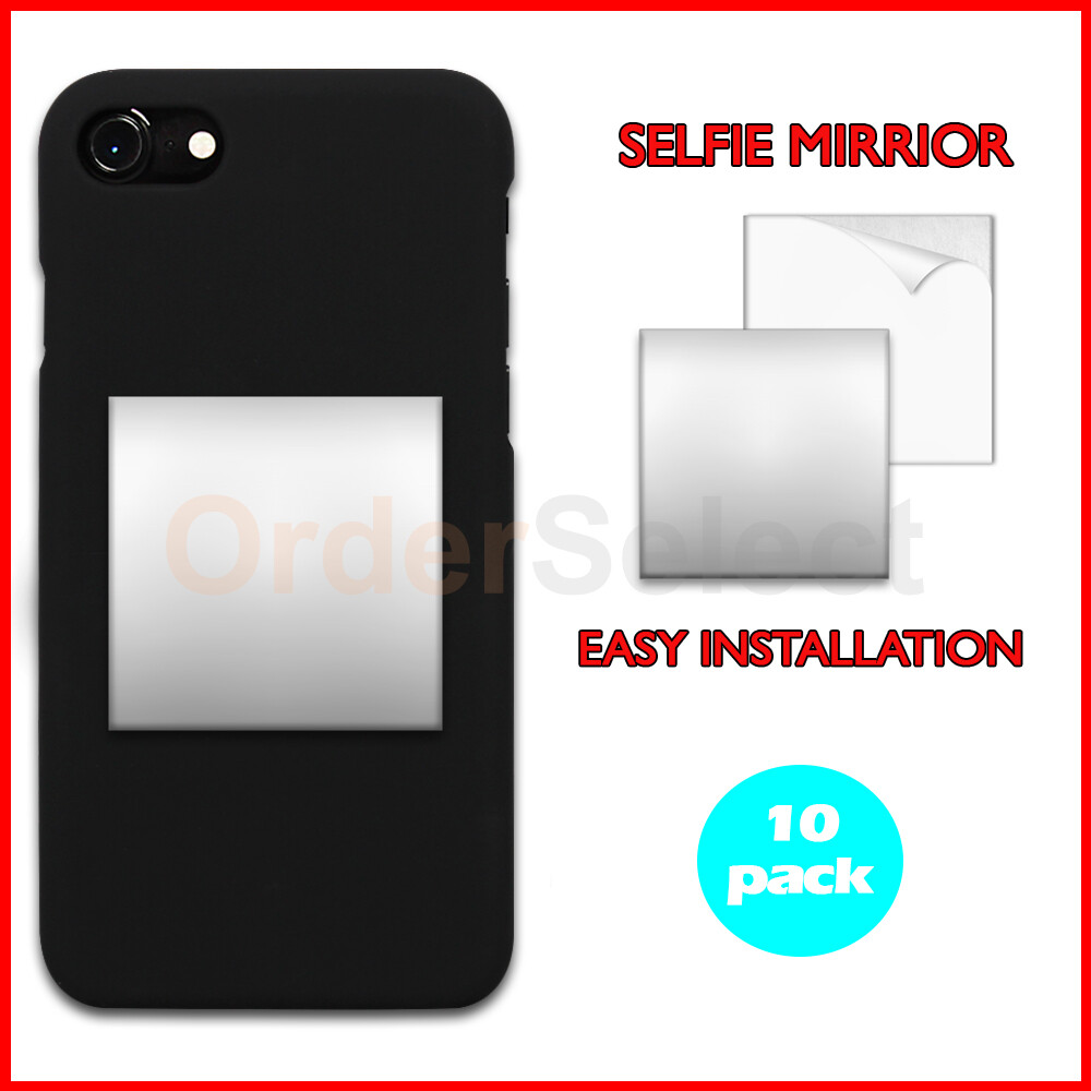 10X Selfie Small Phone Mirror Square 2" for iPhone 14/14 Plus/14 Pro/ 14 Pro Max