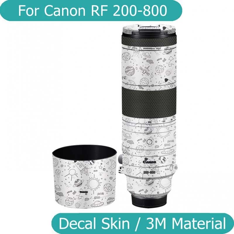 For Canon RF 200-800mm Decal Skin Camera Lens Sticker Vinyl Wrap Film Coat