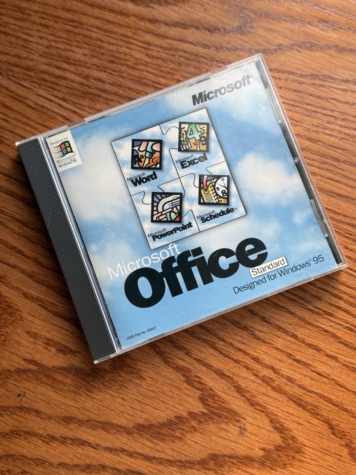 Microsoft Office Standard for Windows 95 Version 7.0 w/ CD Key Original Case