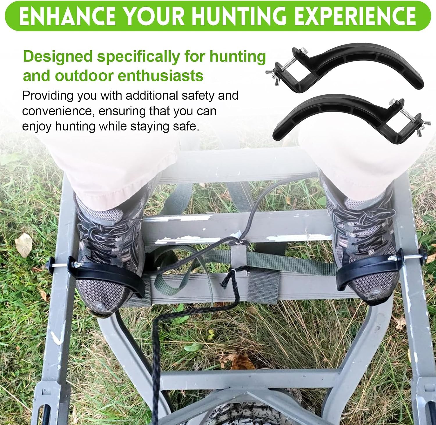 Climbing Tree Stand Accessories with Elastic Rope Adjustable Rapid Climb