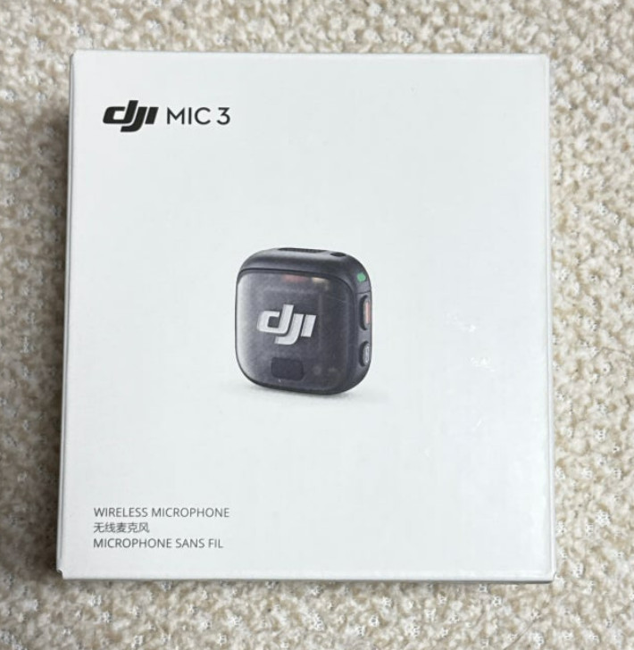 NEW DJI Mic 3 Transmitter Wireless Microphone Shadow Black No Tariffs In US