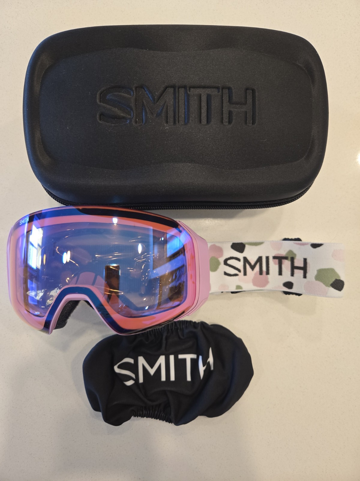 New Smith 4D Mag S Proper Pink Paint Brush Goggles Chromapop Storm Blue Sensor