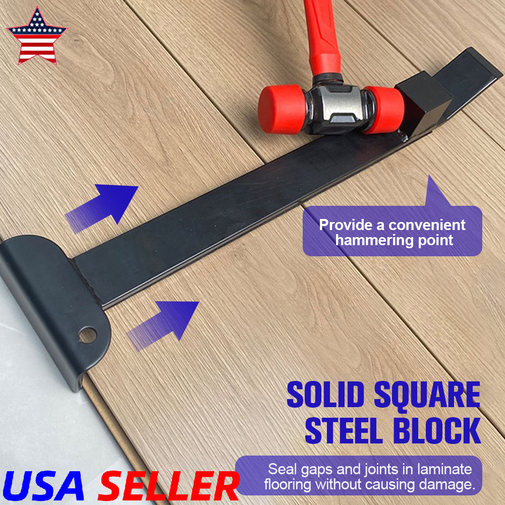 Adjustable Pull Bar Heavy Duty for Wood & Laminate Flooring with Pry Bar End