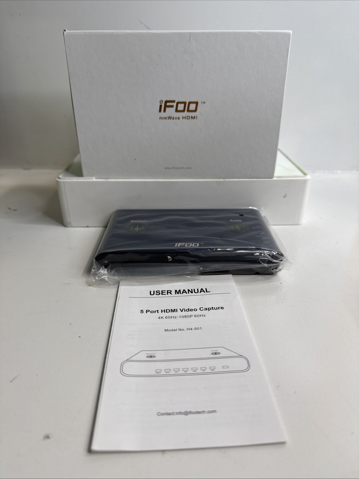 Ifoo HDMI Extender 1080P HD Transmitter Receiver Kit mmWave Hdmi