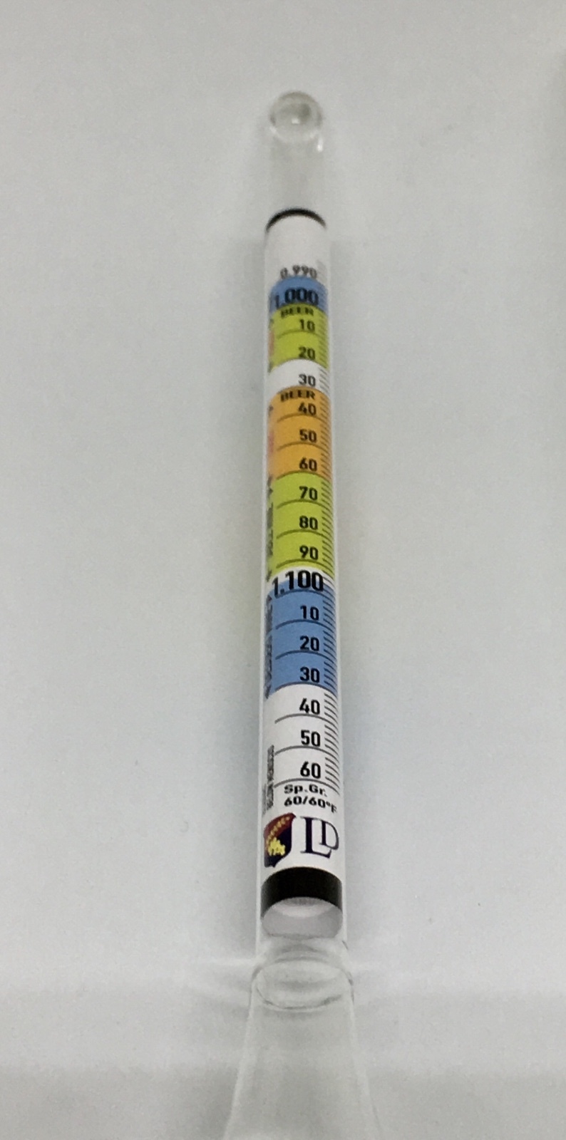 2 Triple Scale Beer Wine Precision Hydrometer Specific Gravity Brix Balling Case
