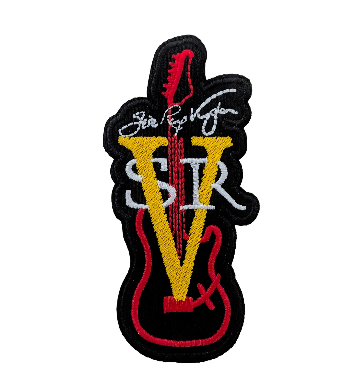 Stevie Ray Vaughan Patch, Stevie Ray Vaughan Iron On Embroidered Patch