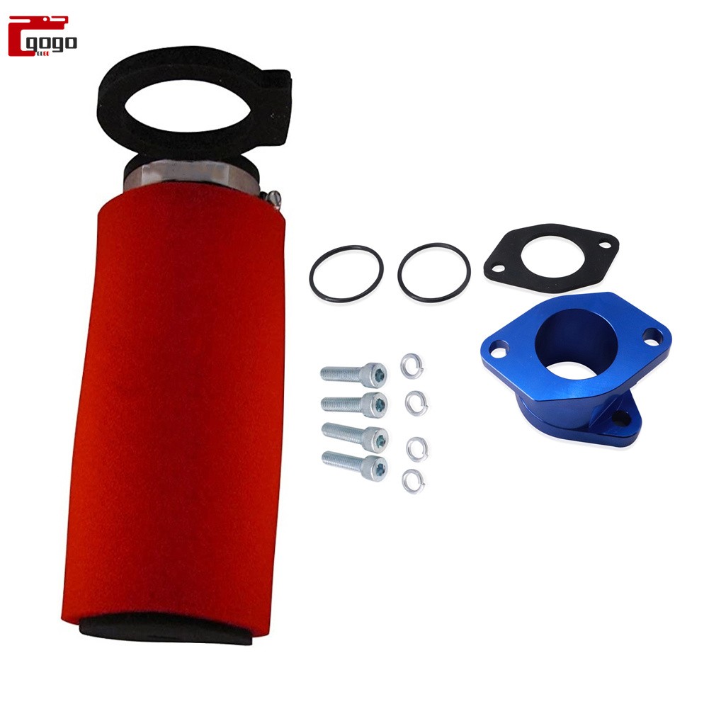 Carb Carburetor Intake Manifold Boot Air Filter For 87-04 Yamaha WARRIOR YFM 350