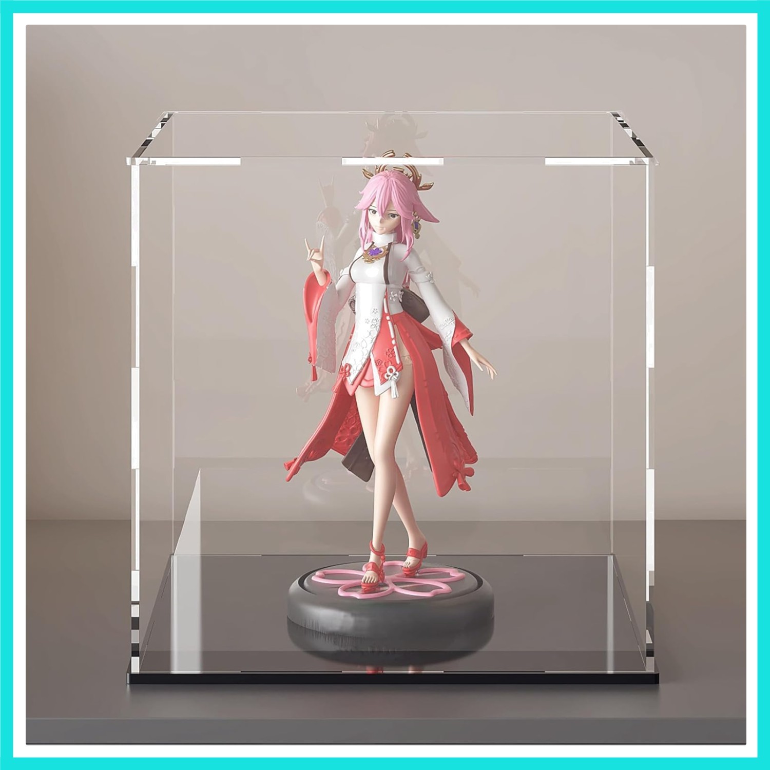Acrylic Display Case for Collectibles and Toys, Versatile Clear Acrylic Displ...