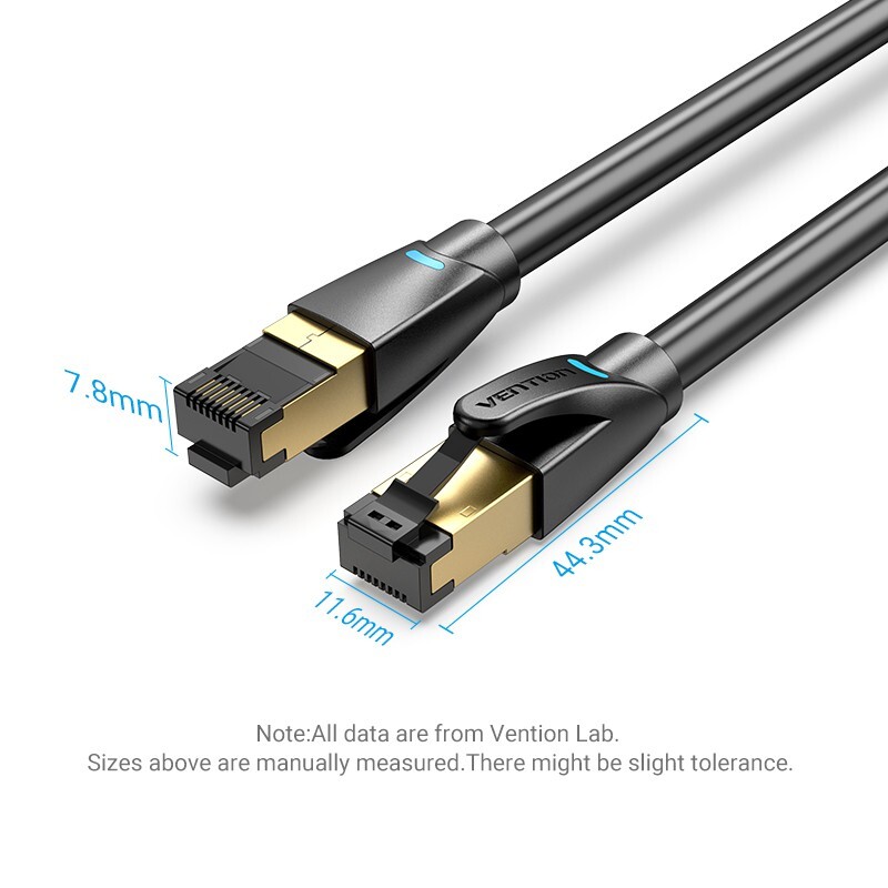 CAT8 Ethernet Cable RJ45 Internet Patch Shielded 2000MHz 40Gbps High Speed