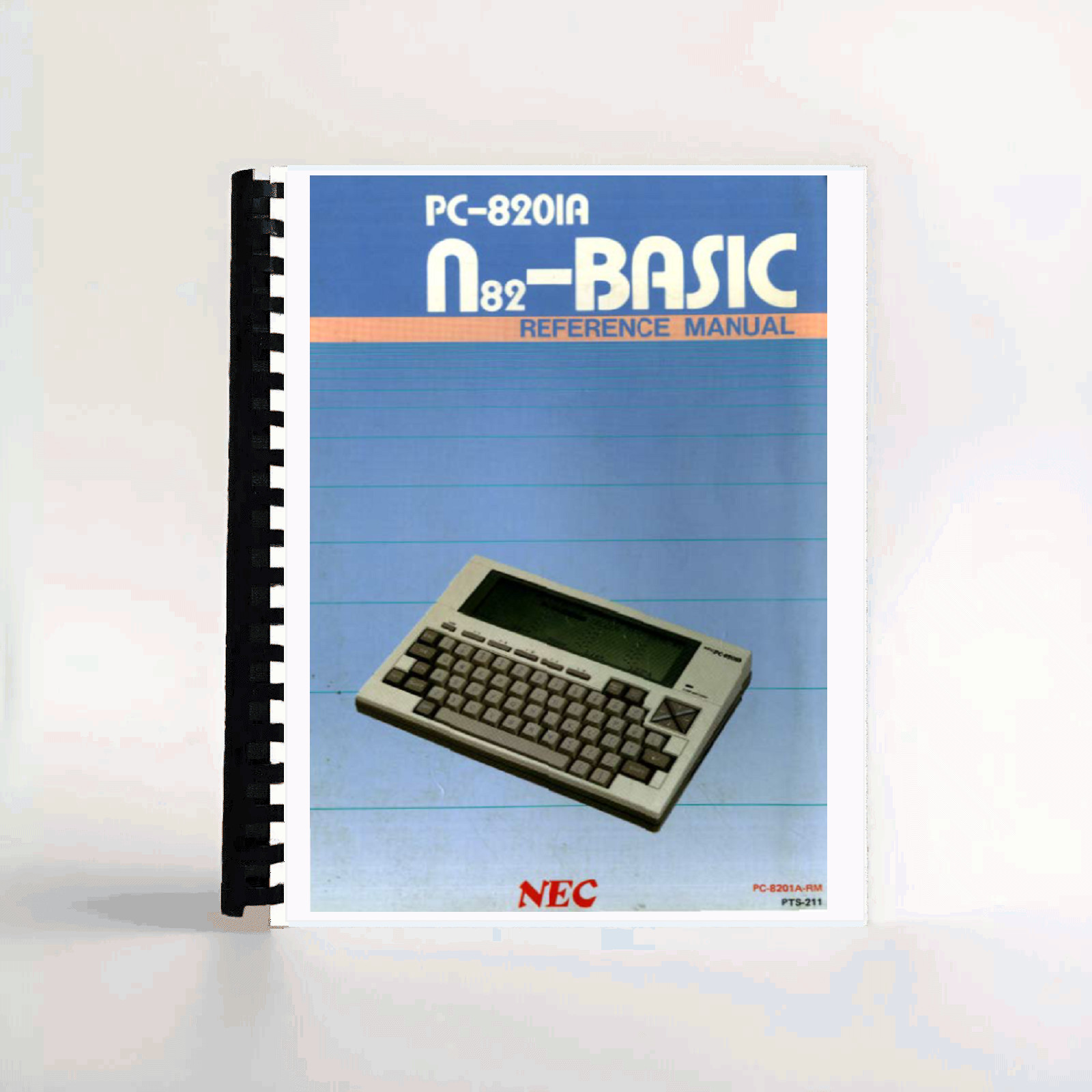 NEC PC-8201 Portable Computer Vintage N82 Basic Reference Manual