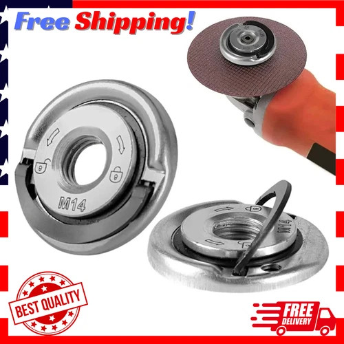 M14 Angle Grinder Quick Release Self-Locking Grinder Pressing Plate Flange Nut