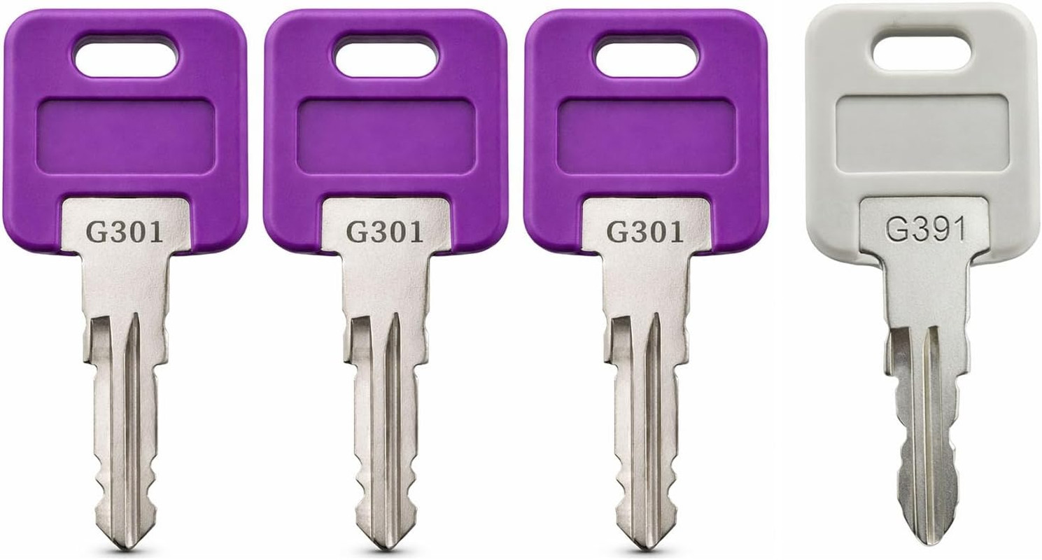 G356 Replacement Keys, 3 Pack, Compatible with Global Link RV Trailer Camper Loc