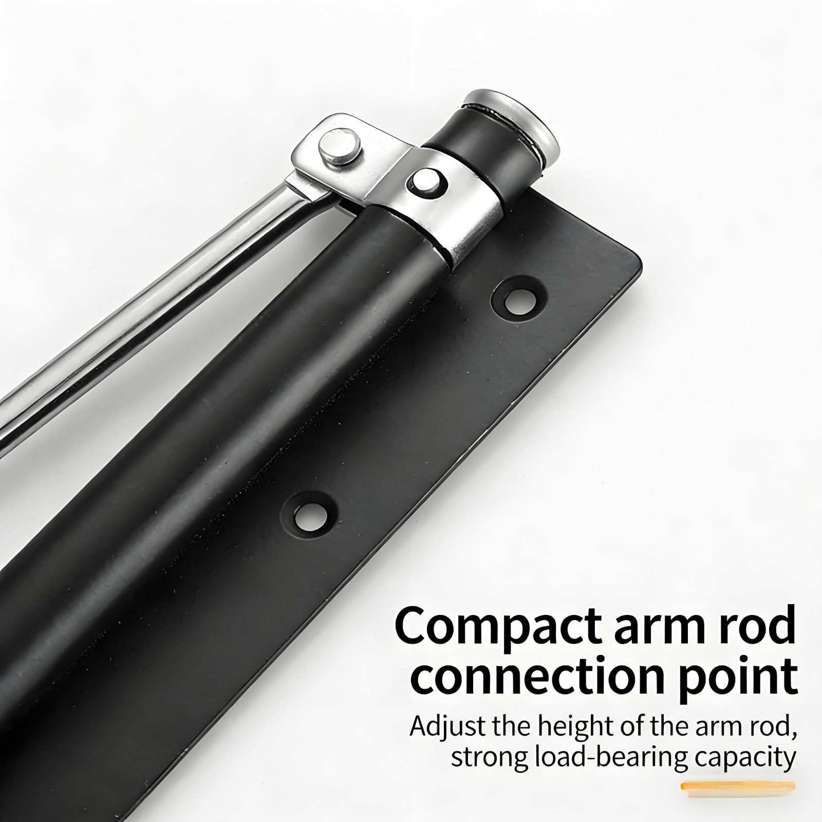 Automatic Door Closer Aluminum Alloy Self Closing Door Hinge Spring Loaded