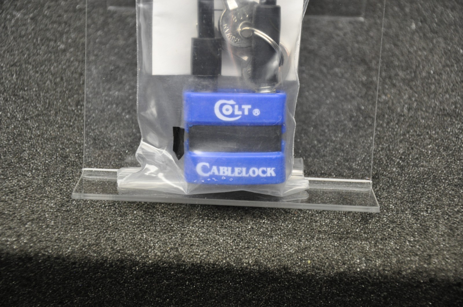 Colt Factory Original Trigger Lock Lite Blue NEW 1990's